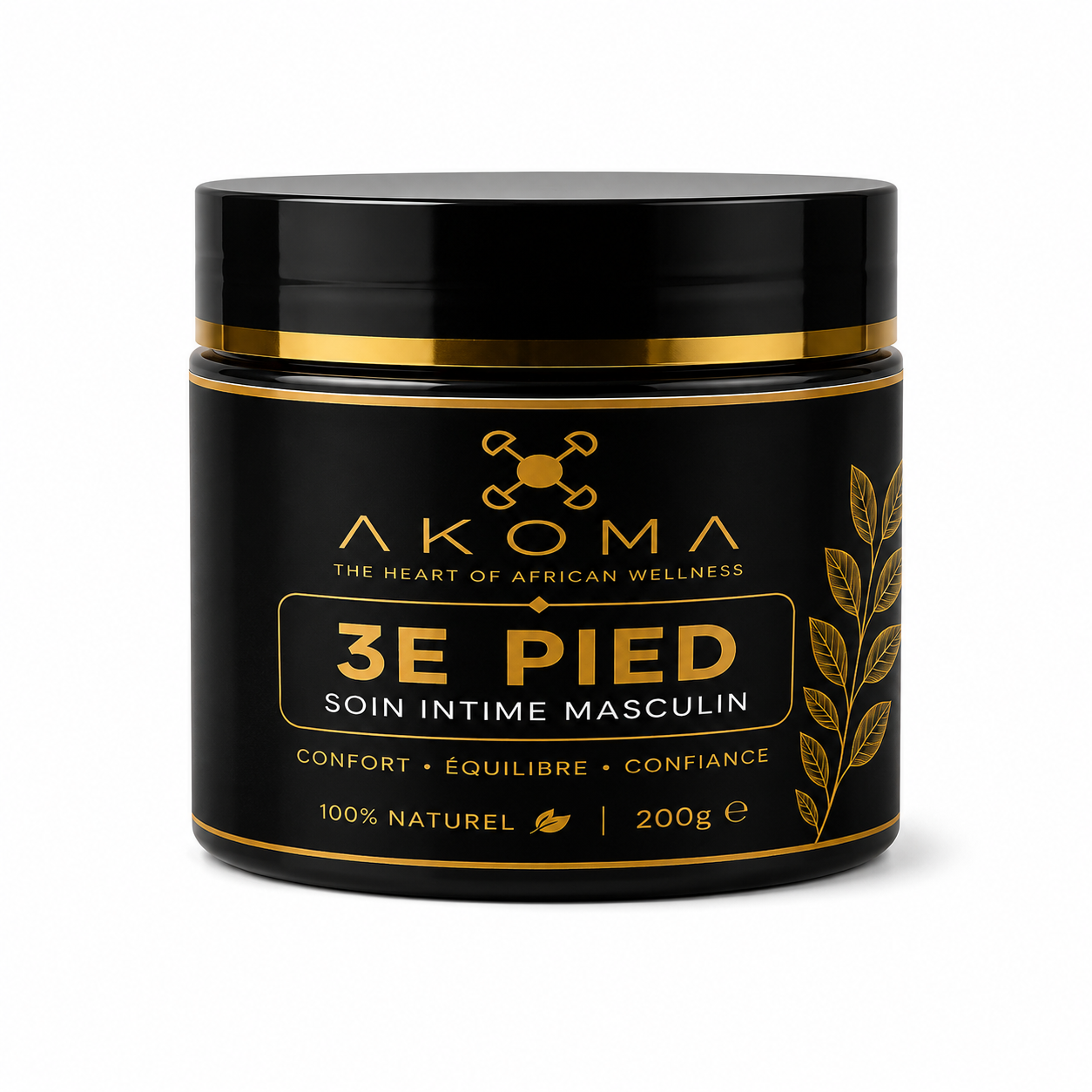 AKOMA - 3E PIED Soin Intime Masculin 100% Naturel