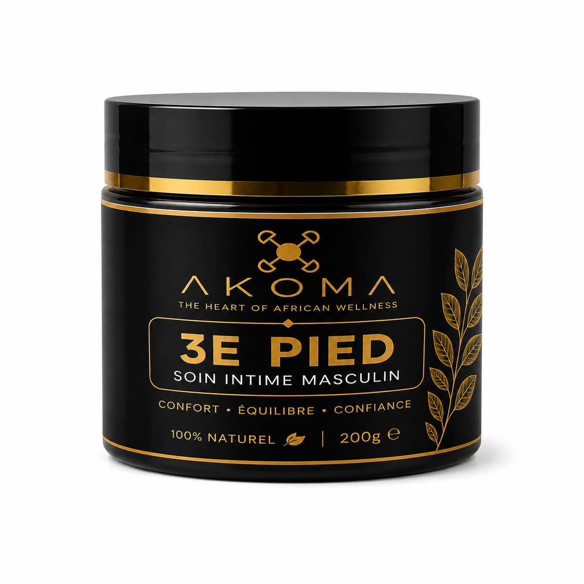 AKOMA - 3E PIED Soin Intime Masculin 100% Naturel