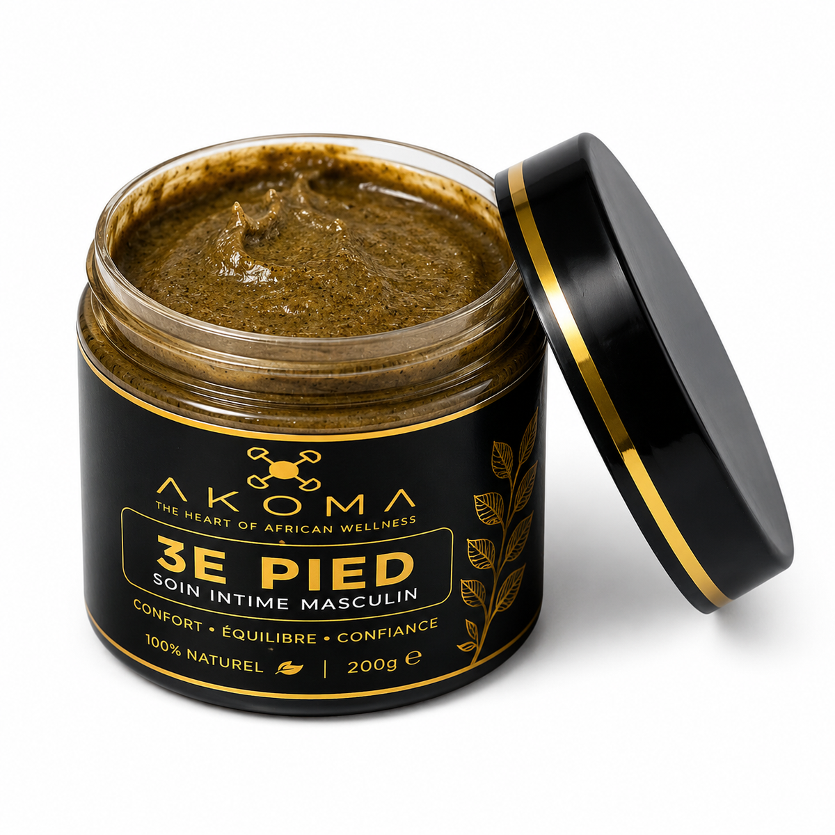 AKOMA - 3E PIED Soin Intime Masculin 100% Naturel