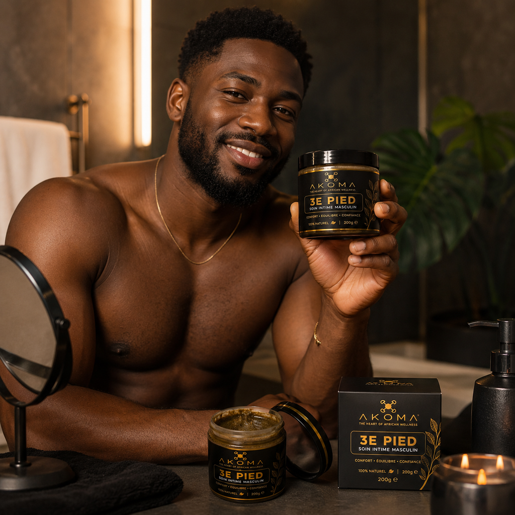 AKOMA - 3E PIED Soin Intime Masculin 100% Naturel