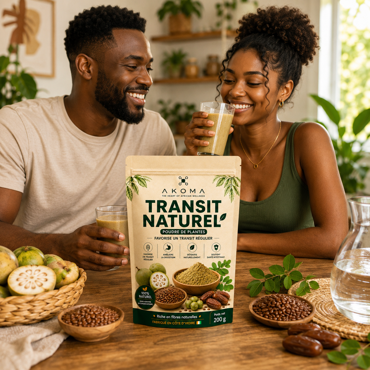 AKOMA - Poudre De Plantes_Transit Naturel 200g
