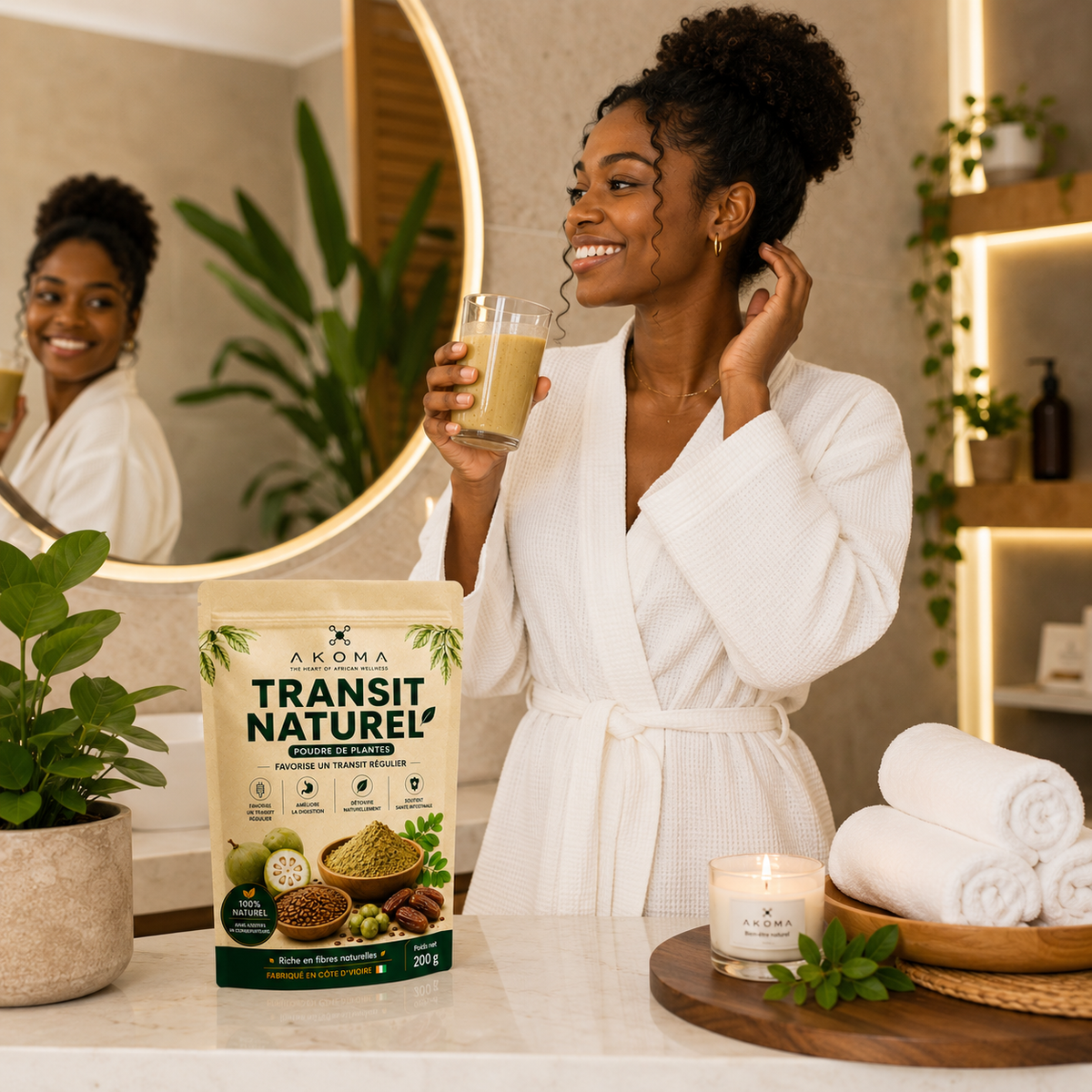AKOMA - Poudre De Plantes_Transit Naturel 200g